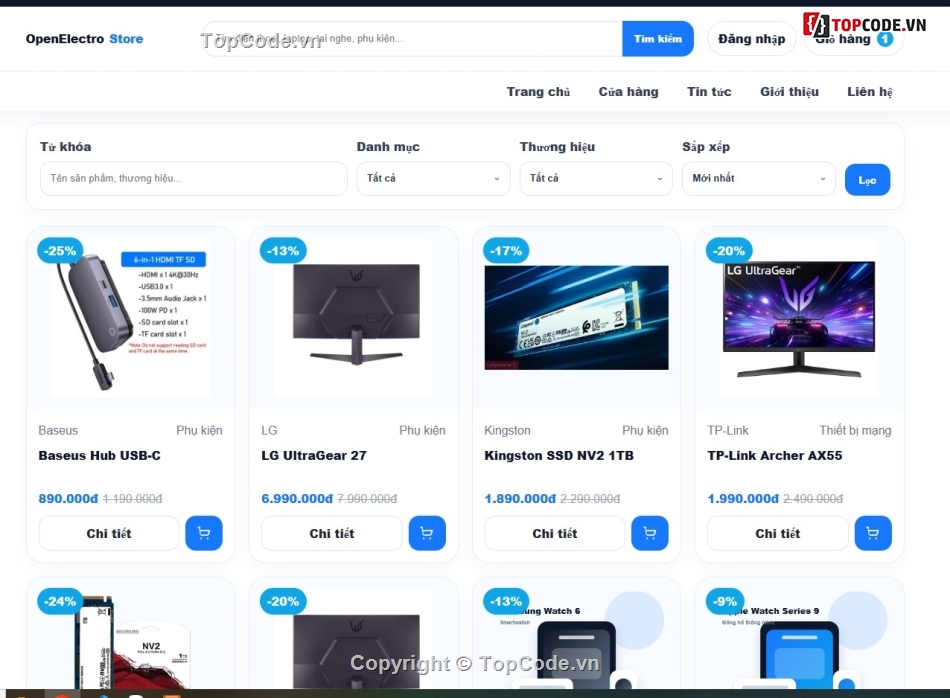 website,điện tử,bán website,thiết bị,website điện tử,web thiết bị điện